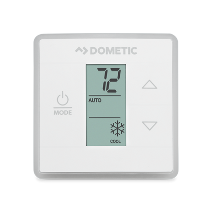 Dometic 3316230.700 Single Zone LCD RV Thermostat – Cool/Furnace – Polar White