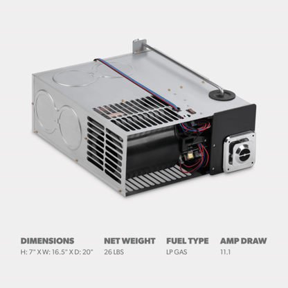 Dometic™ DFMDH35121 RV Furnace – 35,000 BTU – LP Gas – Bottom Discharge – 12V DC